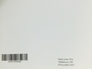 Book printed in Middletown, DE,USA